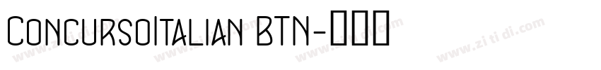 ConcursoItalian BTN字体转换